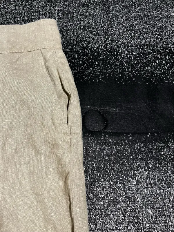 Womens sz20-22R Boden 100% Linen wide leg capri pants 24" inseam - Image 4