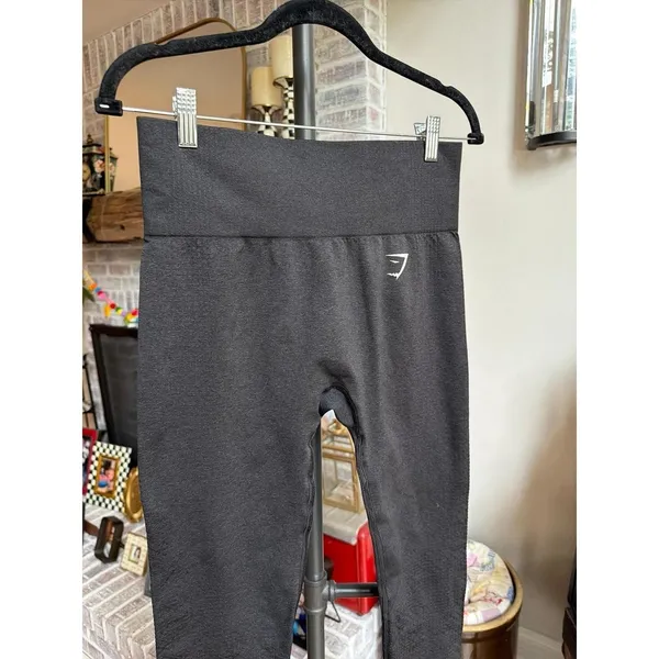 Gymshark Vital Seamless high-waisted leggings black women's medium - Image 2