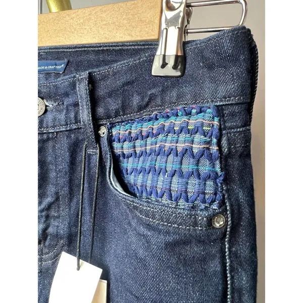 Anthropologie x Levi's Made & Crafted Stem Flare Embroidered Jeans NWT Sz. 25 - Image 4