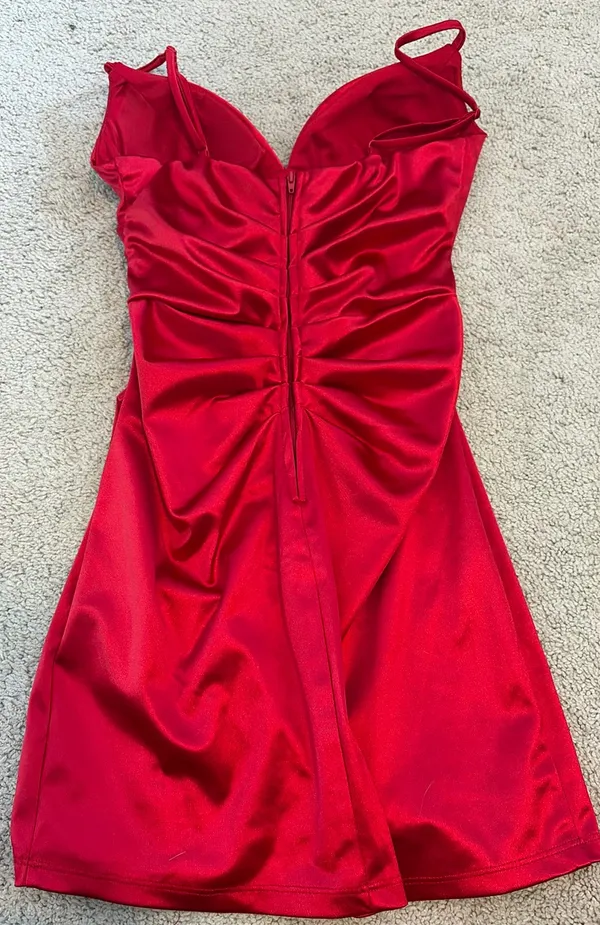 Mini Homecoming Dress B. Darlin Red - Image 2