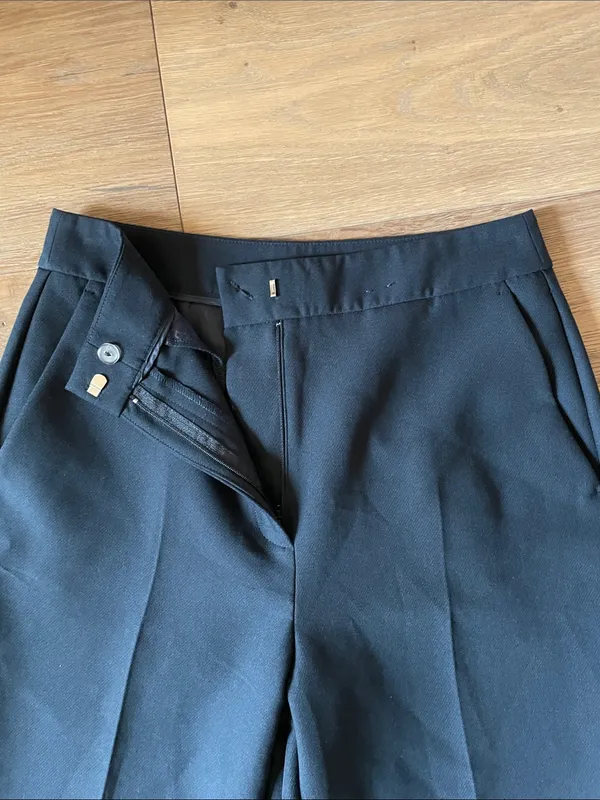Abercrombie & Fitch High Rise Cuffed Tailored Straight Pants Size 28 Short - Image 8