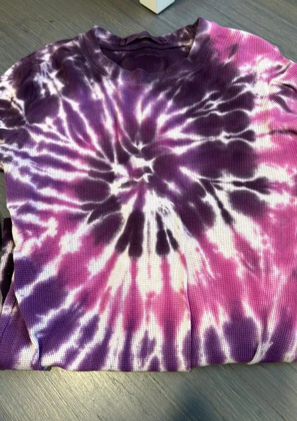 Emma And Sam Tie Dye Thermal Long Sleeve - Image 3