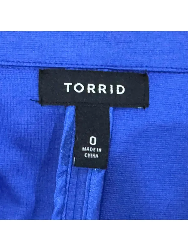 Torrid Royal Blue Double Button Blazer Plus Size 0 (12) - Image 5