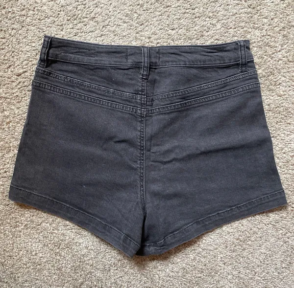 PacSun Black Denim Shorts - Image 2