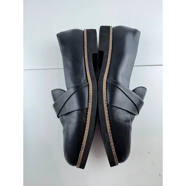 Softwalk Walsh Leather Loafers Black Comfort Slip On Minimalist Professional 9W‎ - Image 5