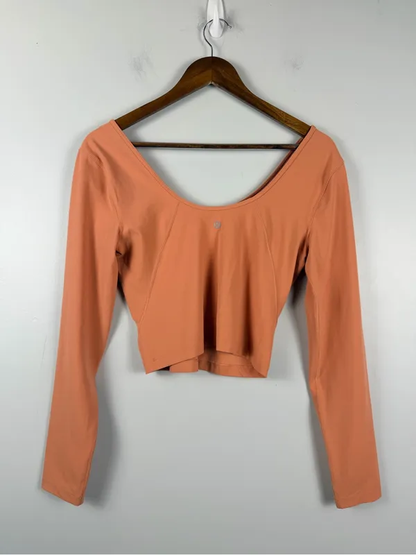 Lululemon Align Long Sleeve Shirt in Dusty Clay size 8 - Image 5