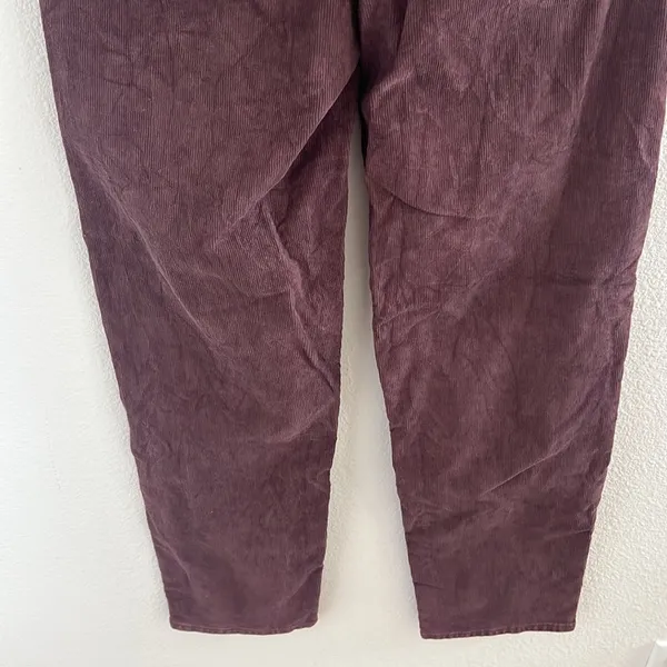 American Eagle 90s Straight Ribbed Corduroy Pants Purple Hue Fall Academia 4 - Image 9