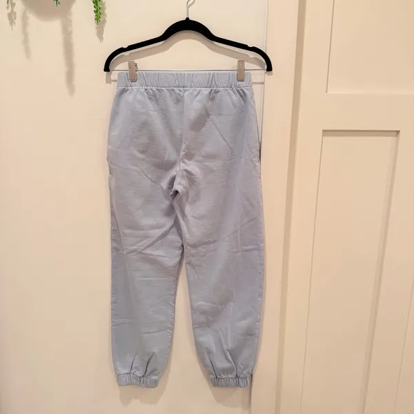 John Galt Light Blue Rosa Sweatpants One Size Women's Jogger Pants Elastic Waist - Image 7