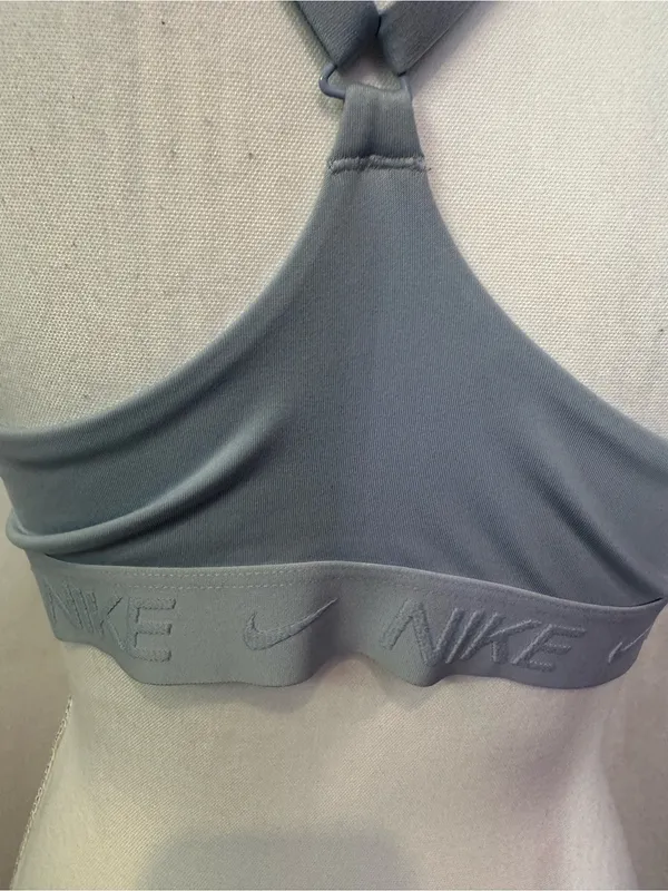 Nike Women's Pale Lavender V-Neck Light Support Sports Bralette - Image 5