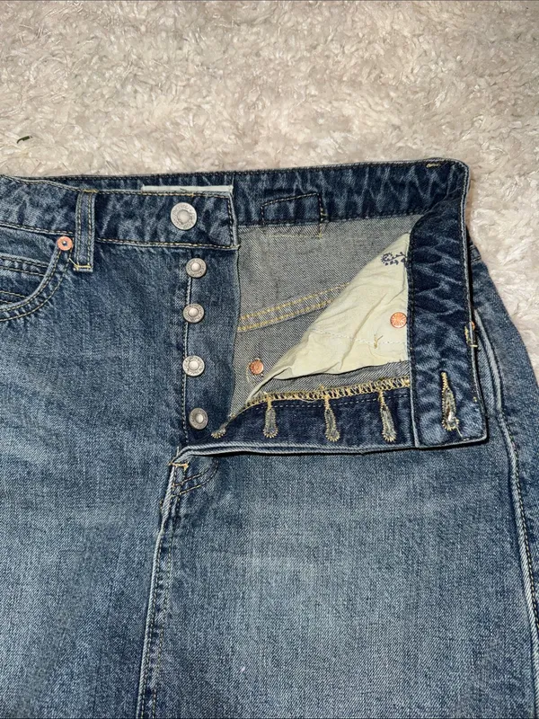 NWT Free People Denim Mini Skirt - Image 5