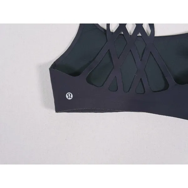 Lululemon Bring The Energy Bra Size 6 B/C Cup Black Yoga Running Workout Pilates - Image 6