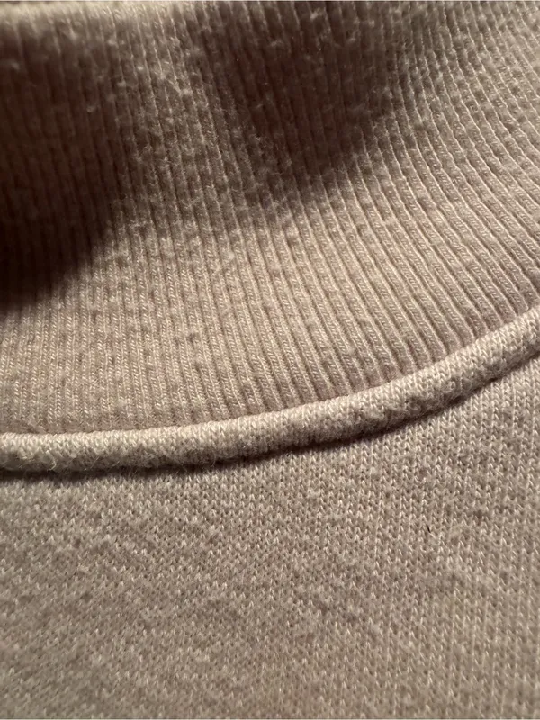 Agolde Tarron Mock Neck Sweatshirt Light Pink Size M - Good Condition - Image 7