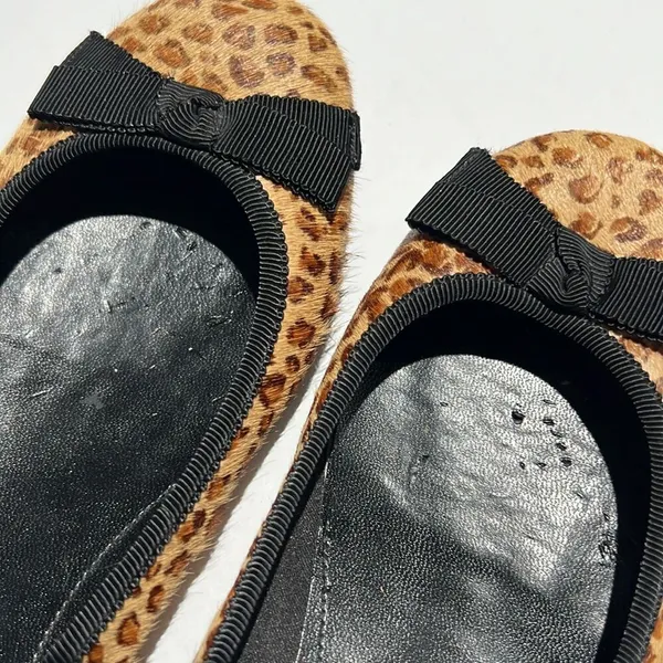 Nine‎ West Edwin Bow Cheetah Ballet Flats B63 - Image 4