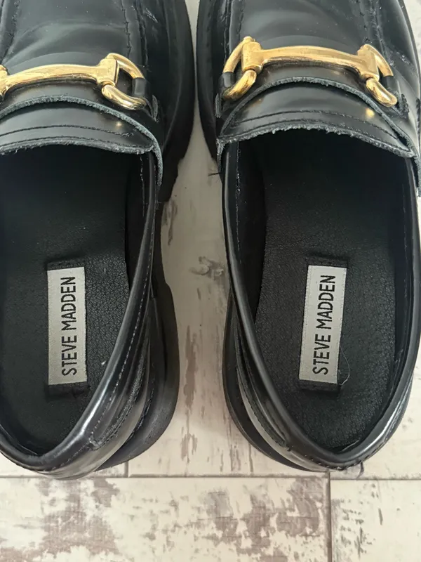 Steve Madden Loafers Platform Black - Image 11