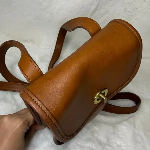 Vintage Coach Project Bag Small SidePack 9978 British Tan Crossbody - Image 8
