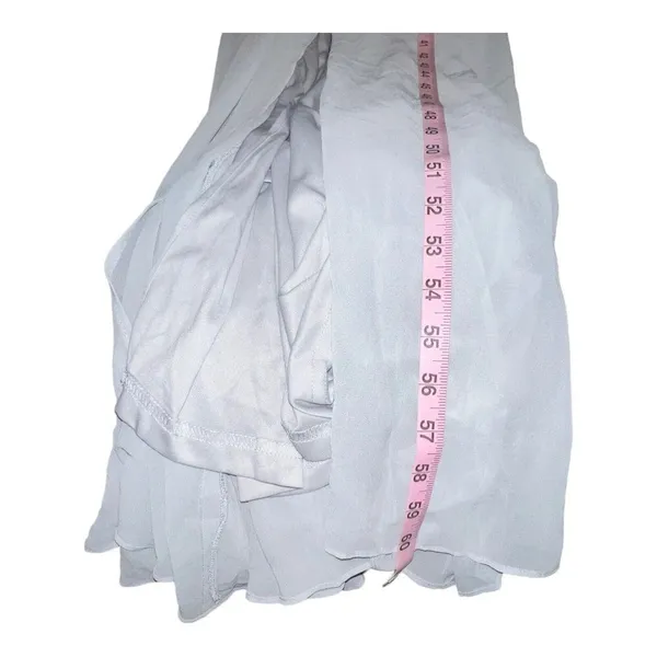 NWT Birdy Grey Devin Chiffon Convertible Maxi Dress Dove‎ Gray Women’s Size Med - Image 9