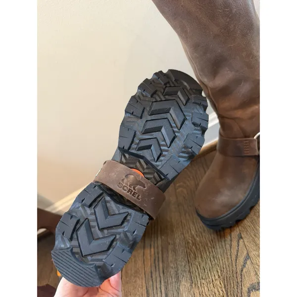 Sorel Women's JOAN FRWD™ Leather Tall Boots Tobacco Brown Sz 9.5 $275 NEW - Image 10