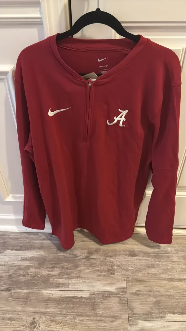 Alabama Nike Half-Zip - Image 5