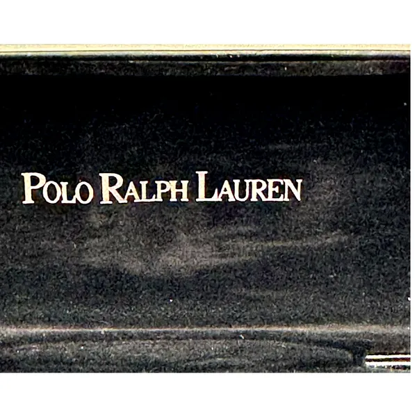 Polo Ralph Lauren Eyeglass Case Black Hard Shell Velvet Lined - Image 6