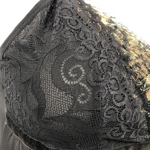 Black animal print lingerie - Image 5