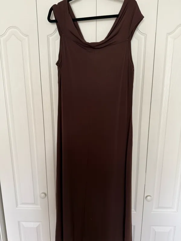 Brown Dress The Occasion by Old Navy - Image 5