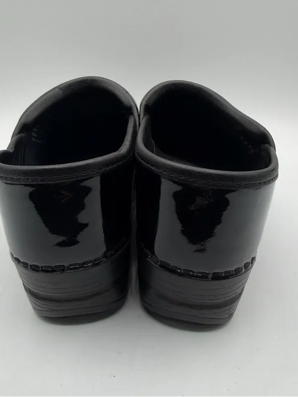 Dansko Balance Black Patent Leather Clogs EU 37 US 6.5-7 Slip On Comfort Shoes - Image 4