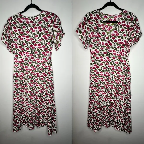 Roller Rabbit Floral Midi Dress Size XS - Image 3