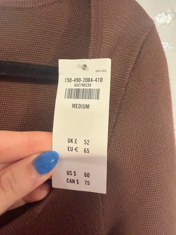 Brown NWT Abercrombie and Fitch knit‎ long sleeve - Image 3