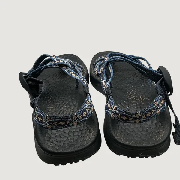Chaco Z/Cloud X2 Womens 8 Blue Multi Strap Toe Loop Sport Sandals J106622 - Image 6