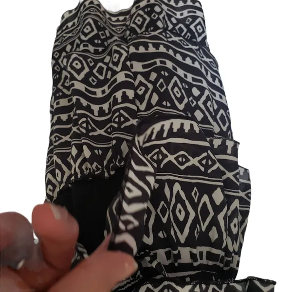 Mi Amore Y2K Boho Dress Sz M Festival Ruffle Convertible Straps Coachella Indie - Image 6