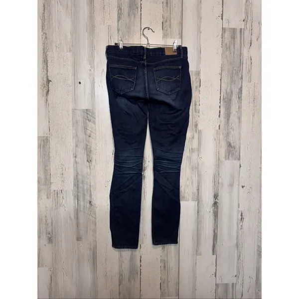 Abercrombie & Fitch Women’s Size 4 Stretch Dark Wash Skinny Jeans Denim - Image 6