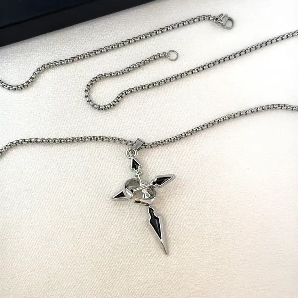 Cross Pendant Necklace for Men Women Streetwear Punk Hip Hop Unisex Style - Image 3