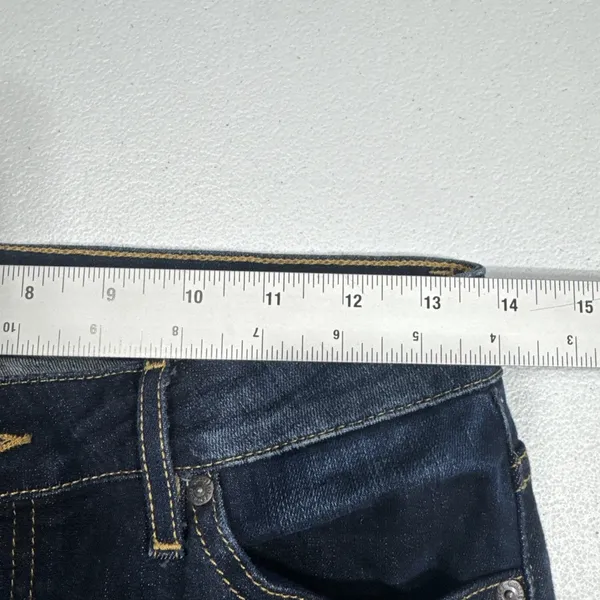 Guess Jeans Womens 26 Boot Low Rise Dark Wash Denim Pants Ranch Casual Cowgirl - Image 10