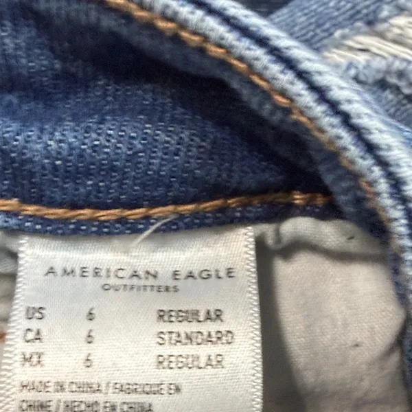 American Eagle Outfitters Distressed Denim MOM Jeans - Image 6