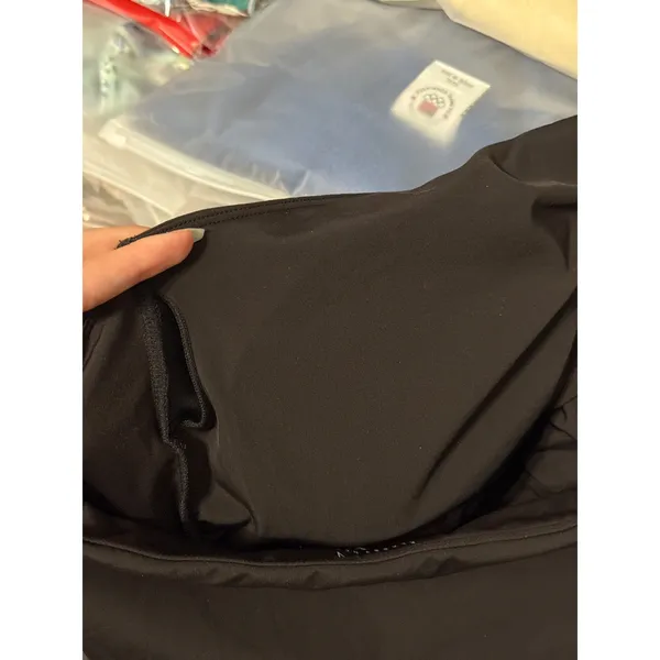 Klassy Network Black Halter Tie Brami Ruched Mini Dress Bodycon Asymmetric LBD - Image 6