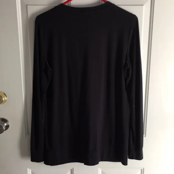 Womens Hooters Black Cardigan Size Medium/Large - Image 5