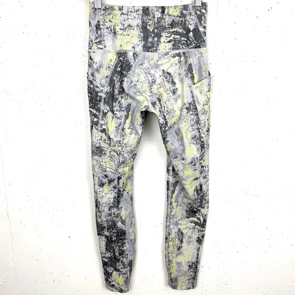Lululemon Wunder Train High Rise Tights with Pockets 25" Smoked Spruce Multi 6 - Image 4
