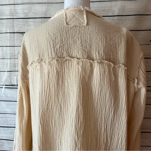 POL Gauze Style Jacket with Boho Charm - Image 7