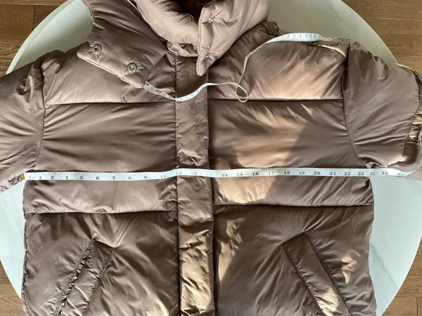 Abercrombie &Fitch Women Padded Jacket Small Loose fit brown pit to pit 24in - Image 6