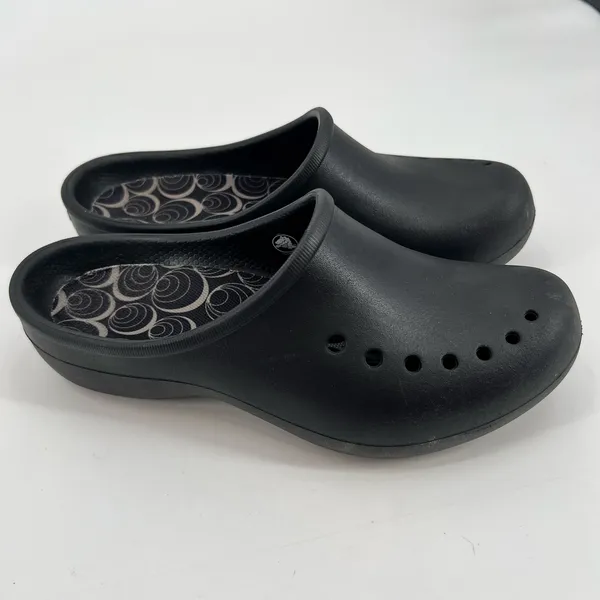 Crocs Tully Clogs Waterproof Slip On Lined Lightweight Mules Shoes Black Size 10 - Image 2