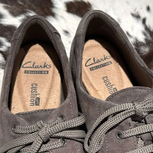 Clarks‎ Women’s Lorry Grace Suede Sneakers Size 7.5 B78 - Image 6