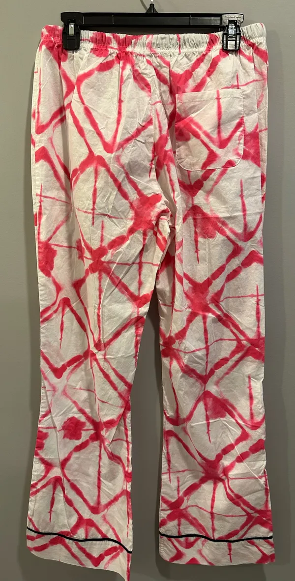 Katie Kime Strata Print Polo Top and Pants Pajamas Set - Image 8