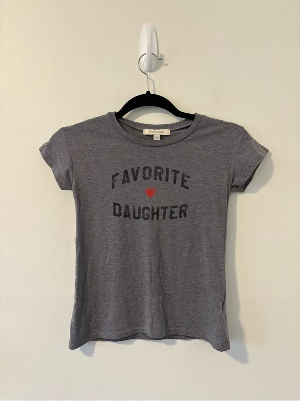 Favorite‎ Daughter Graphic Tshirt Small Gray - Image 2