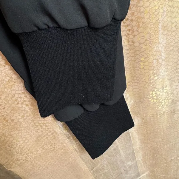 Aritzia Babaton Black Dress Work Pants Tailored Pull On Joggers XXS - Image 6
