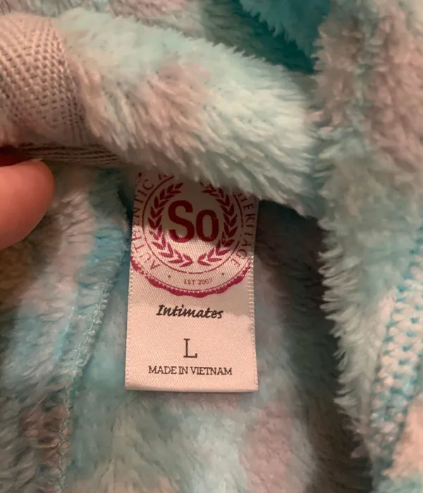 fleece one piece pajama - Image 2