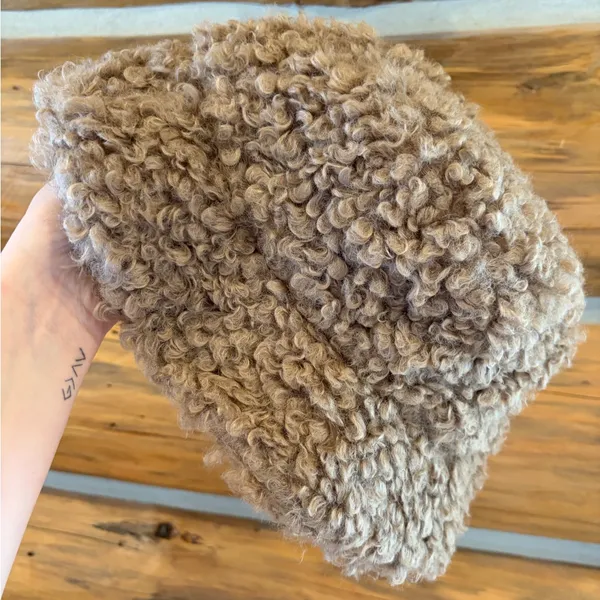 Shearling Teddy Bucket Hat NWT - Image 3