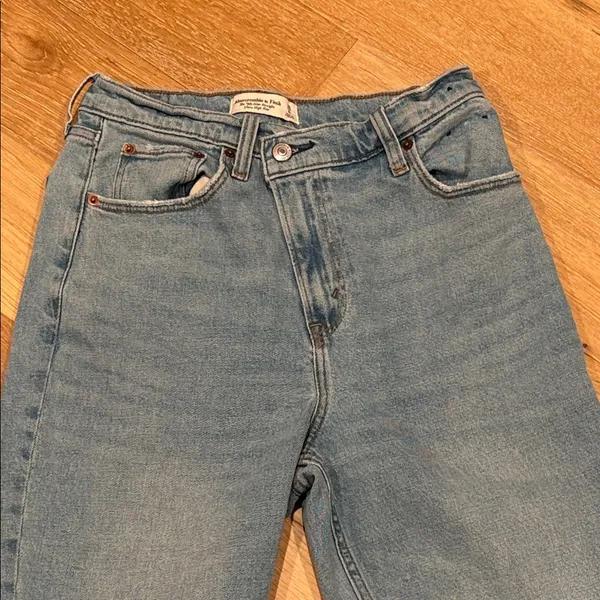 Abercrombie & Fitch the 90’s slim‎ straight ultra high rise curve love 28 - Image 2