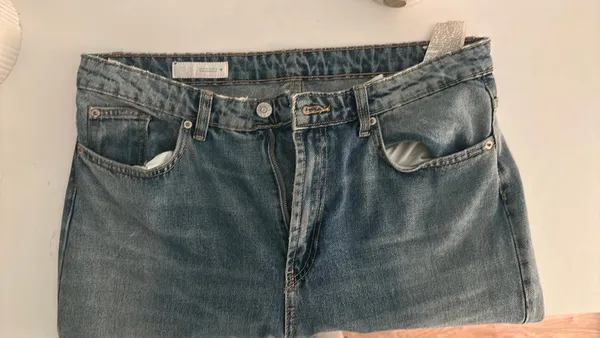 ZARA Jeans Wide-Leg High-Rise - Image 3