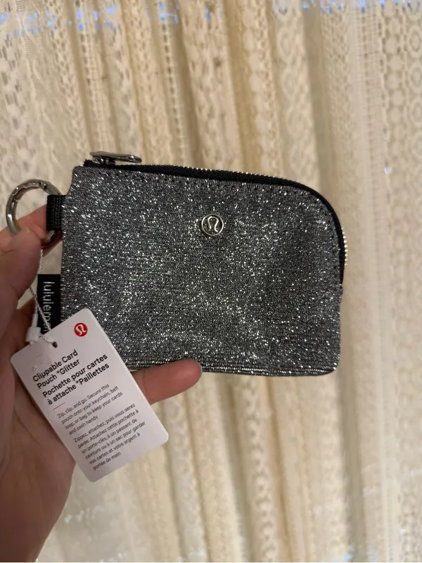 lululemon athletica Metallic Silver Key & Card Pouch - Image 5