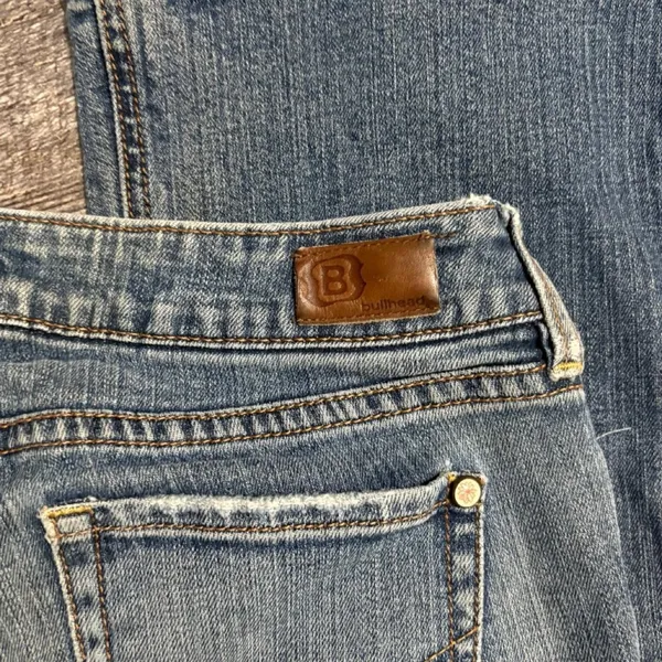 Y2K B Huntington blue bootcut jeans with‎ distressed details - Image 5